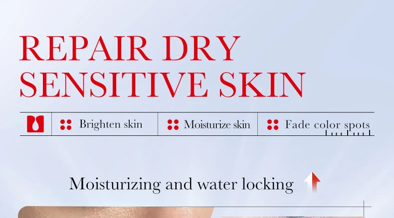SADOER Kojic Acid Skin Care Sets Moisturizing Freckle Removing Face Cream Anti Dark Circles Eye Cream Travel Size Skin Care