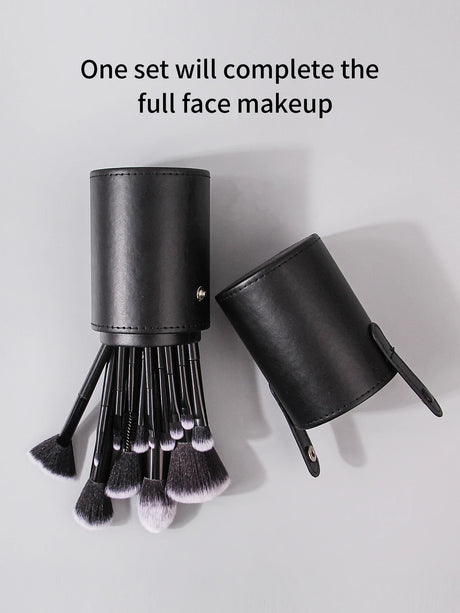 Black Makeup Brush Set Professional Super soft detail brush Blush Brush Foundation Concealer Eyeshadow Brush Women Beauty Tool