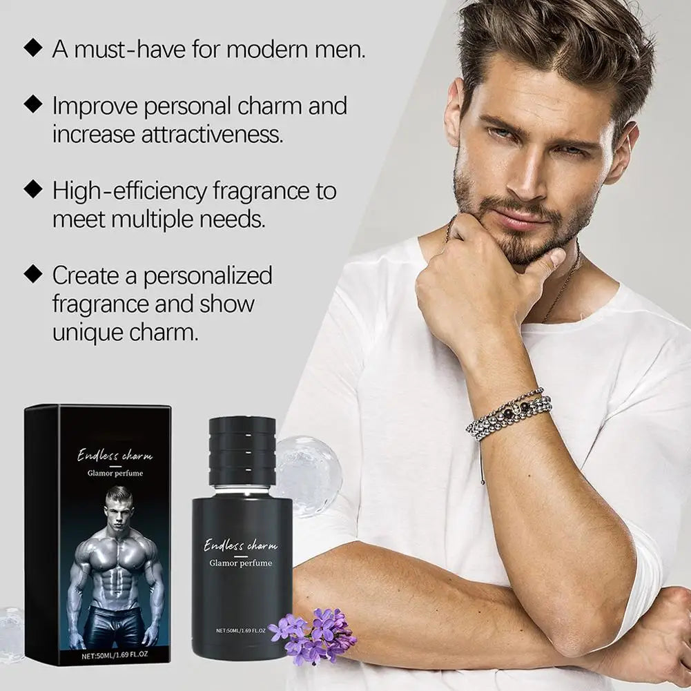 Portable Men's Body Fragrance Spray,Long Lasting Enhance Attractiveness & Confidence Dating Fragrance Body Spray, Rich Layered