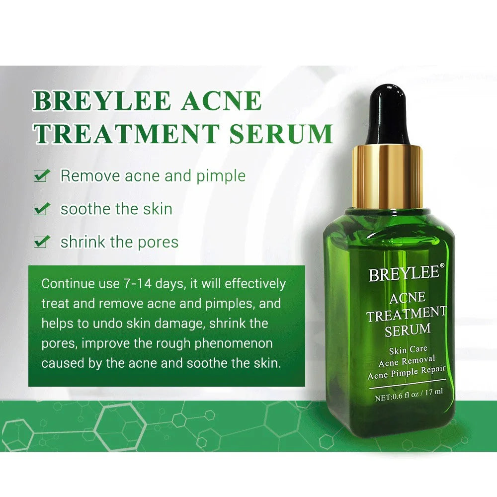 BREYLEE Tea Tree Essence Face Cream Acne Patch 4-Piece Set, Balances Oil And Water, Treats Acne