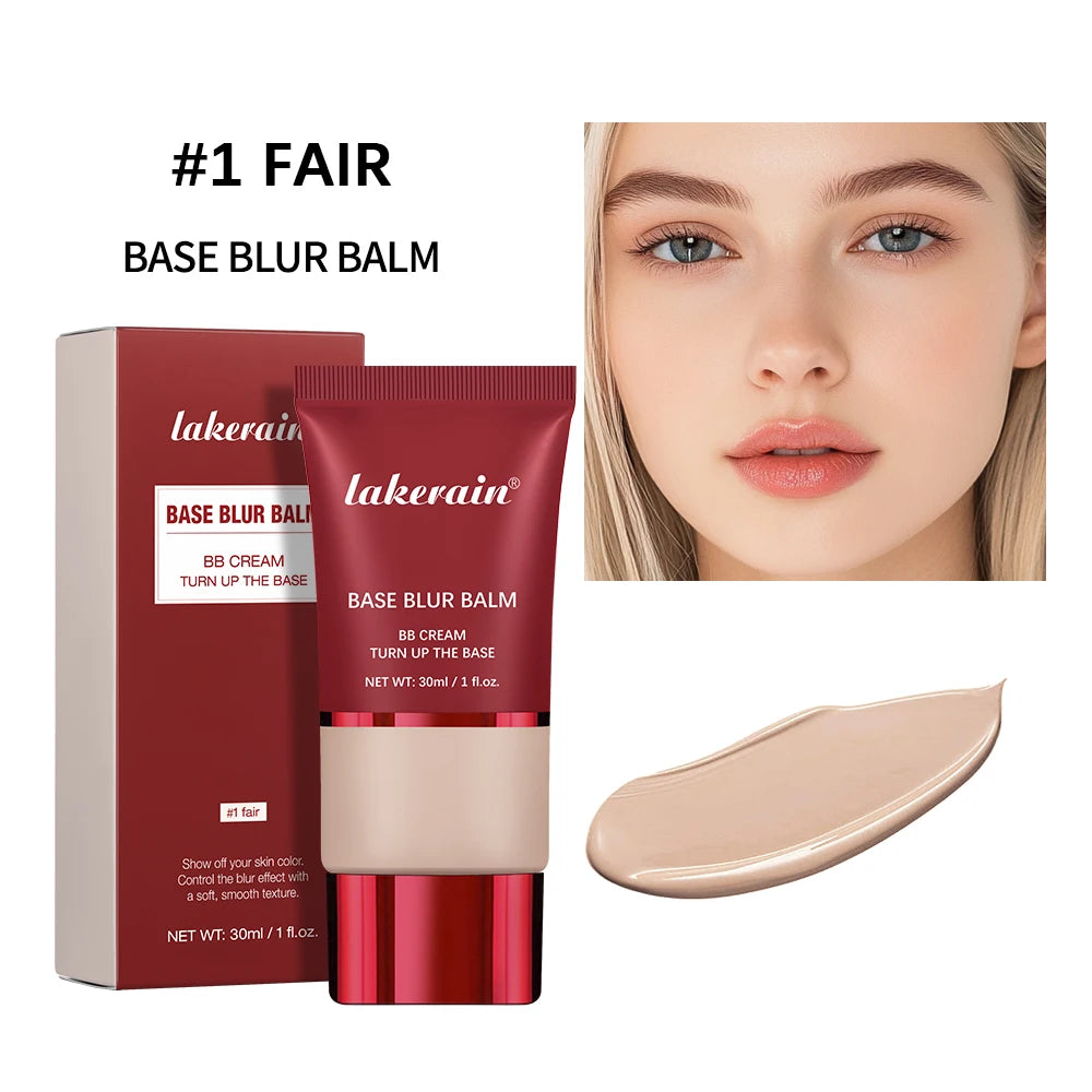 5 Colors Matte Liquid Foundation Base Sweat Resistant Smooth Cover Blemish Pores Natural Matte Finish Lightweight Face Makeup Cosmetic Base
