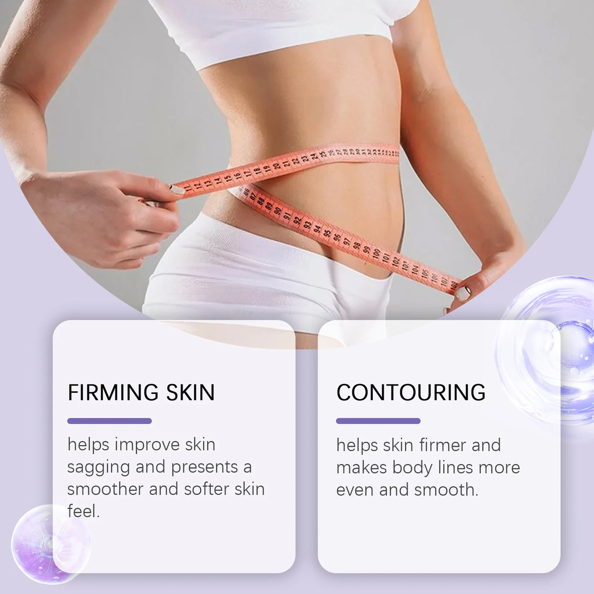 Shaping Cream Improve Sagging Skin Lifting Firming Deep Moisturizing Waist Buttock Thigh Tightening Overnight Toning Body Cream