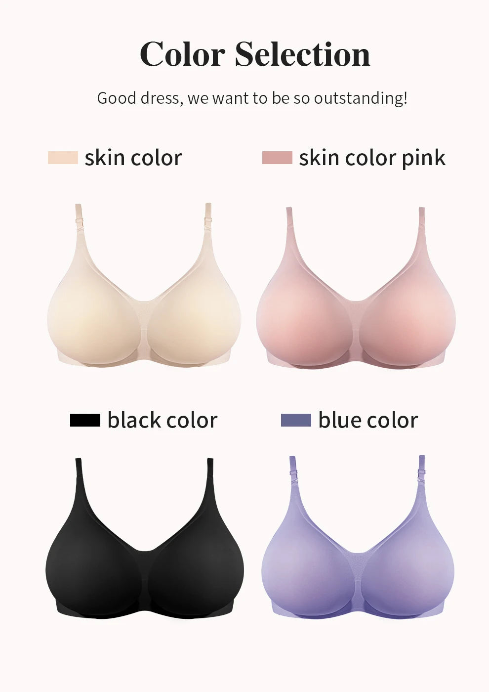 LERVANLA Silicone Breasts Pads Forms Pads Chest Women's Fake Boobs Enhancement Magnify Underwear 2-in-1Breast Becomes Big