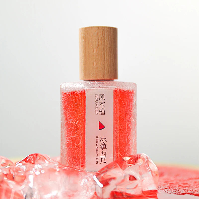 Natural Fruity Unisex Perfume Sweet Watermelon Peach Fragrance Eau De Toilette Fresh Charming Refreshing Women Scent Body Spray
