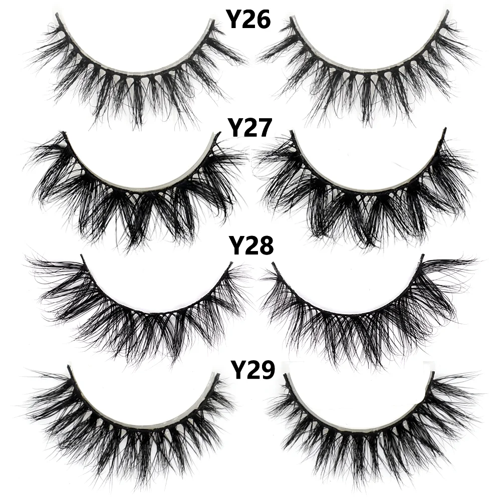 Half Lashes Mink Eyelashes Fluffy Soft False Eyelashes Wispy Cross Mink Eye Lashes Natural Short Mink Eyelash Extension Makeup