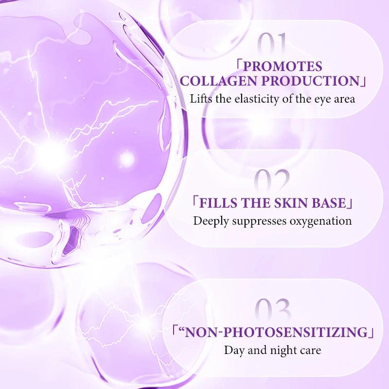 Instant Eye Bag Removal Cream Retinol Anti-Wrinkle Firming Skin Fade Fine Lines Anti Dark Circle Puffiness Brighten Eye Skincare