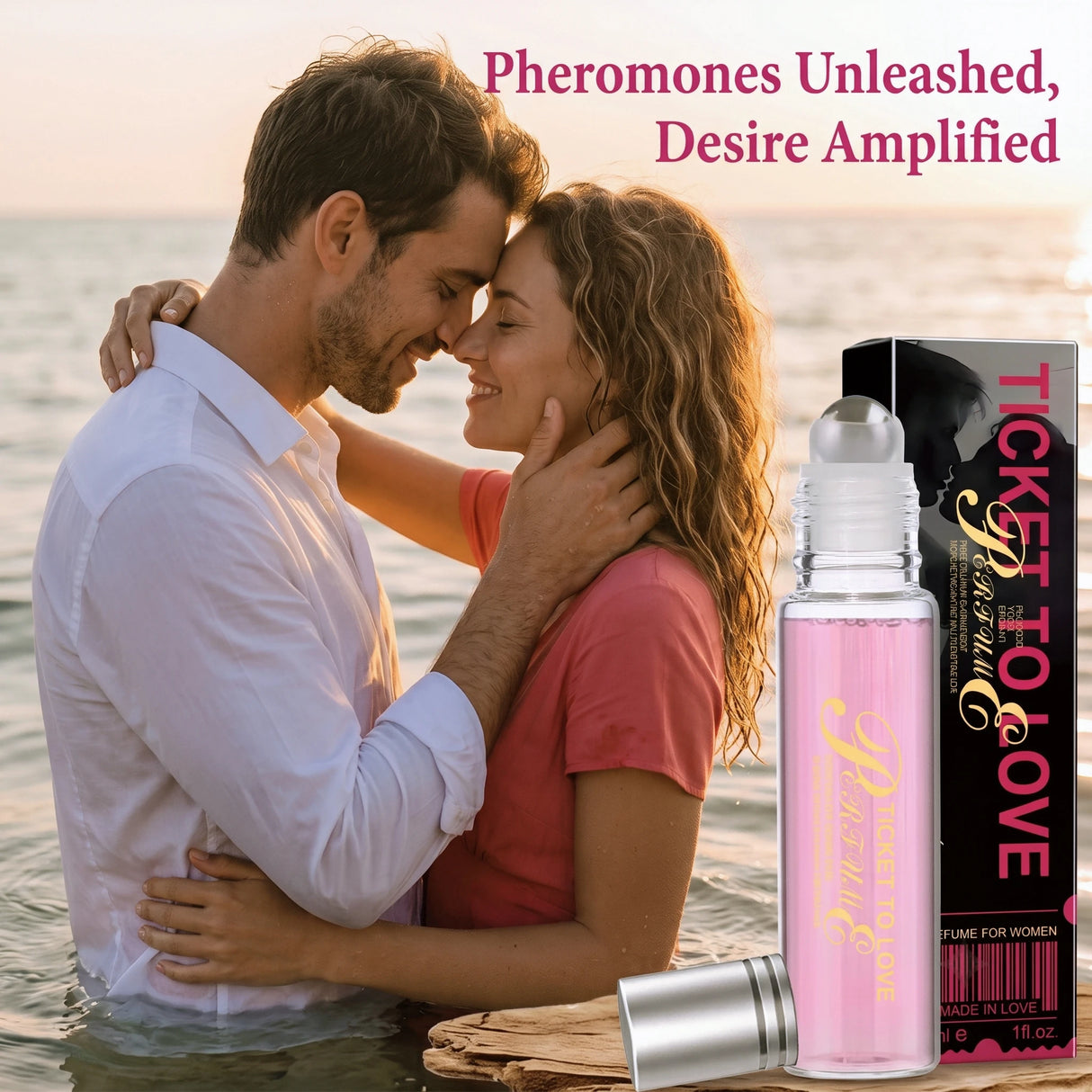 Women Pheromone Roll-On Perfume Long Lasting Cologne Fragrance Flirty Scent Natural Fresh Enchanting Attractive Aroma