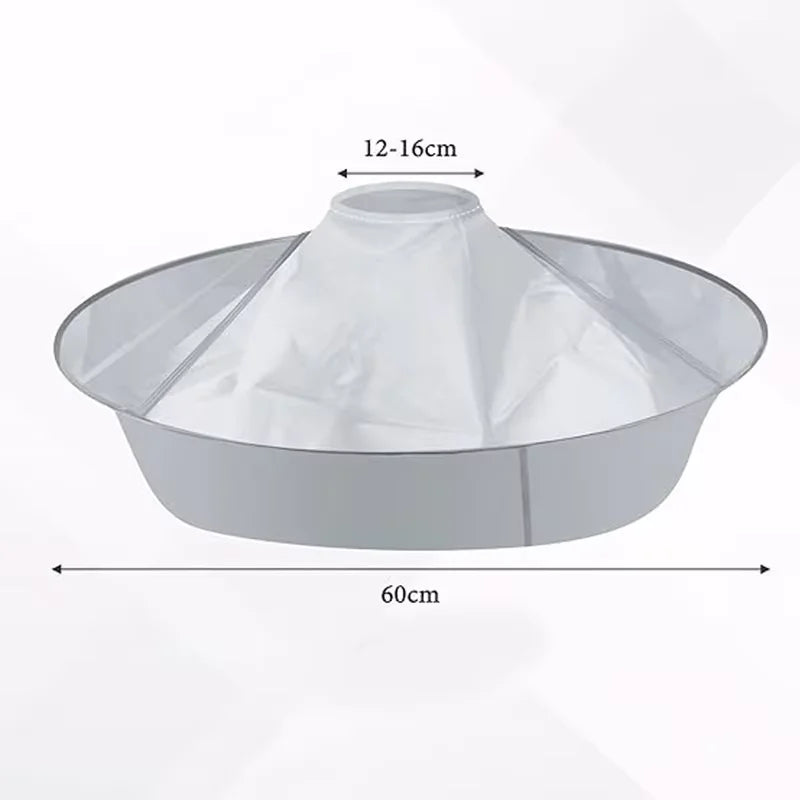 Reusable Hair Cutting Cape Umbrella Waterproof Barber Cloak for Haircut Coloring Hair Clippings Catcher