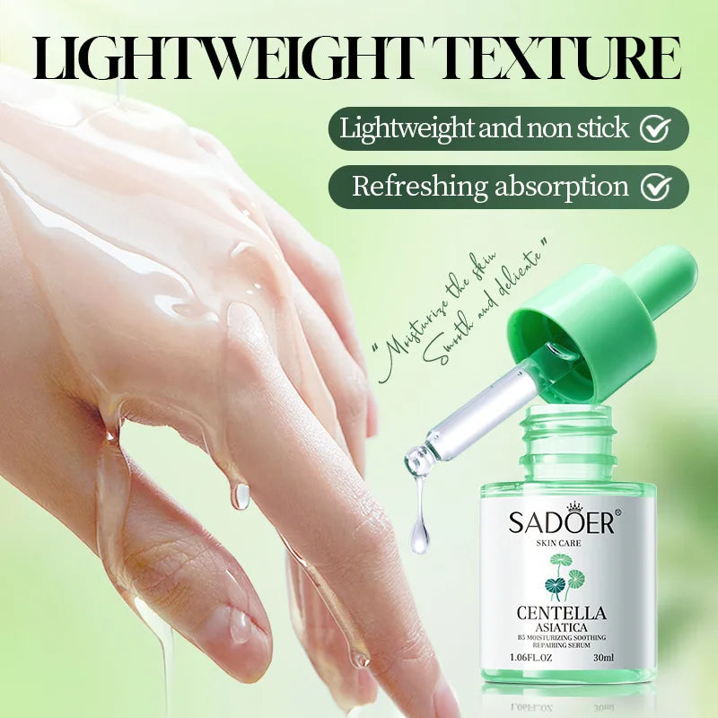 Asiatic Centella Face Serum Reduce Facial Redness Lifting Firming Faded Wrinkles Whitening Facial Essence Skin Care Product
