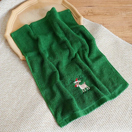 Christmas towels and bath towels, Christmas red towel and bath towel set, Merry Christmas bathroom supplies, Christmas gifts