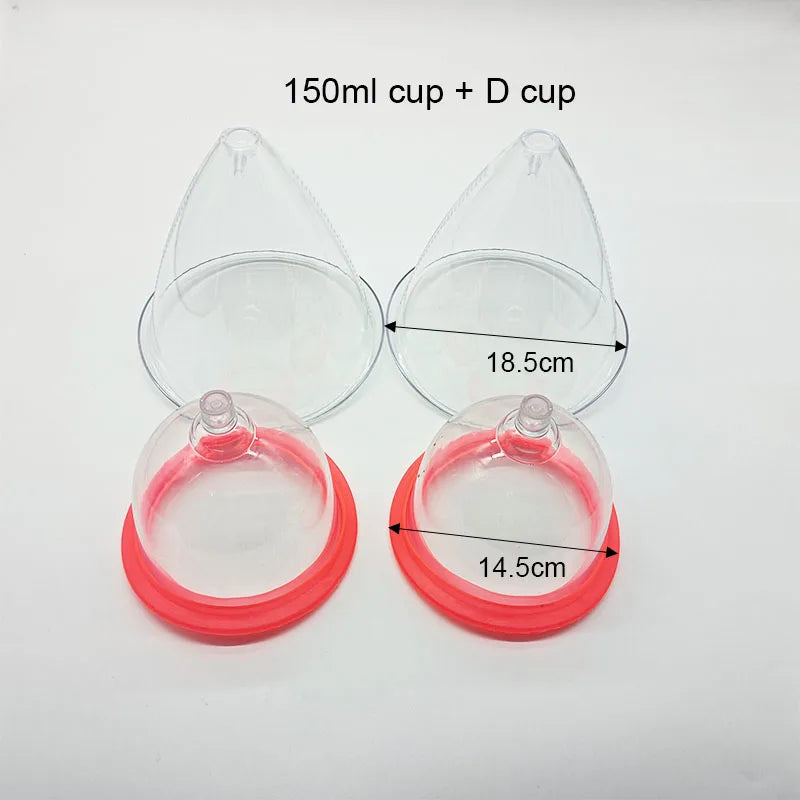 Electric Chest Massage Machine Vacuum Suction Breast Enlargement Device Buttock Firm Lifting Cupping Butt Enhancer Pump Cup