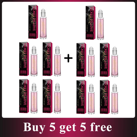 Women Pheromone Roll-On Perfume Long Lasting Cologne Fragrance Flirty Scent Natural Fresh Enchanting Attractive Aroma