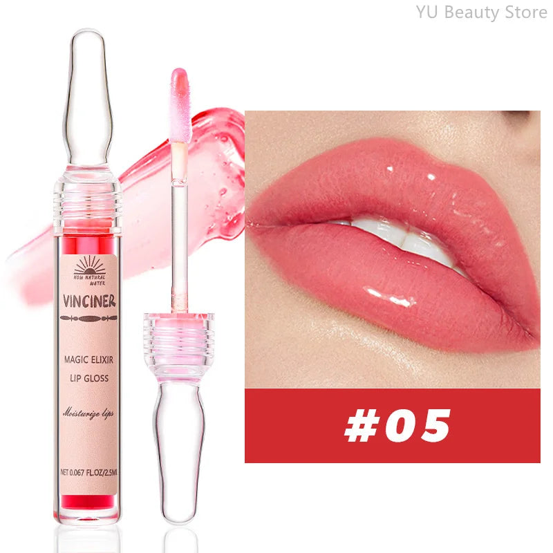 6 Colors Lip Plumping Gloss Instant Lip Plumper Extreme Volume Serum Oil Moisturizing Sexy Plump Lips Korean Makeup Products