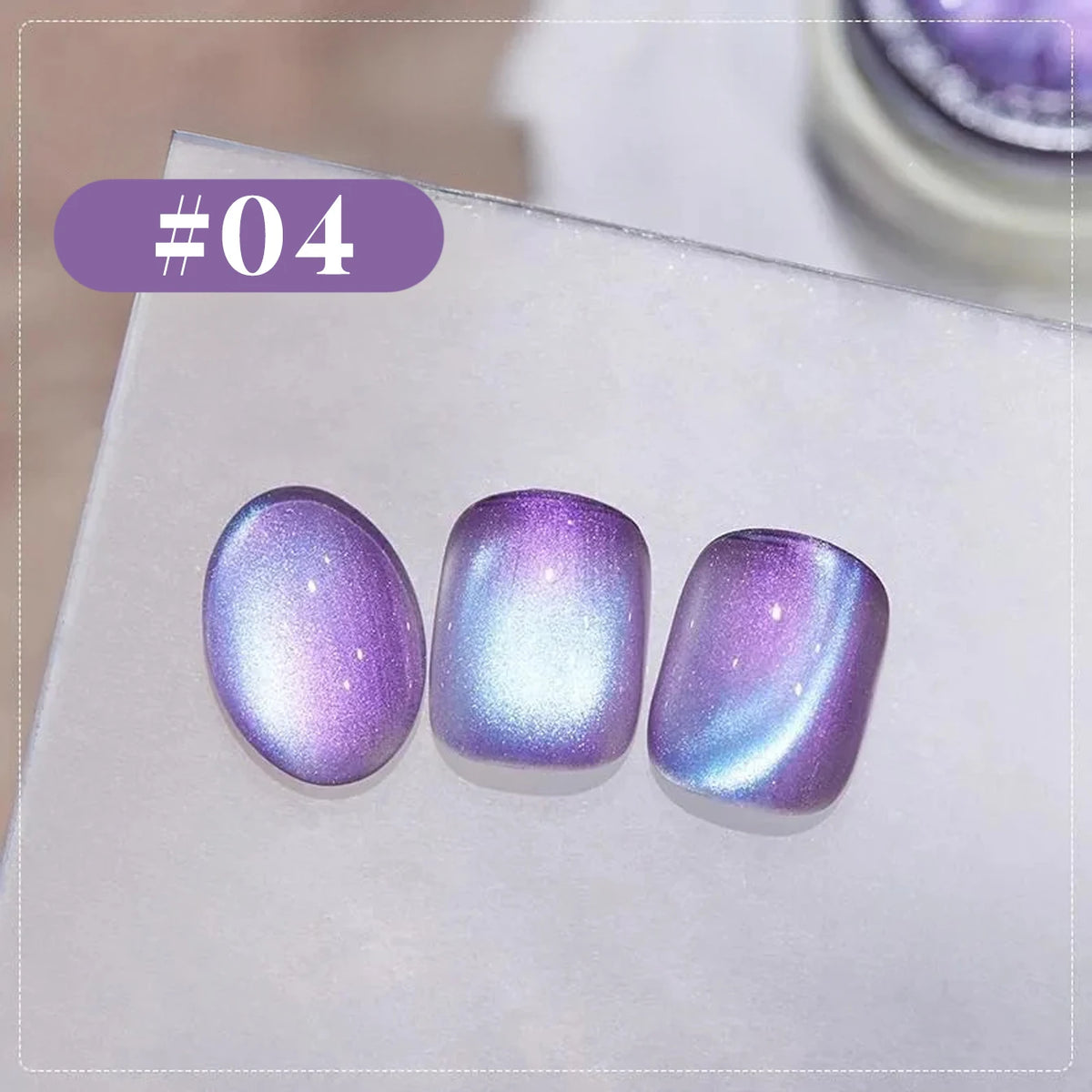 1-6PCS 12ML Human Fantasy Cat Eye Gel Nail Polish Ice Clear High-end Glass Bead Semi-permanent Gel Nail Polish Nail Art Supplies