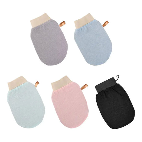Upgrade Back Scrubbing Towel Dual Sided Durable Exfoliating Body Towel Back Strap Unisex Detox Mud Back Scrub Extended Bathing T