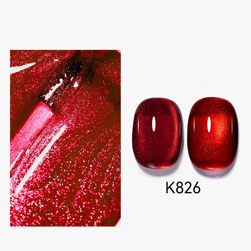 MAYCHAO Cat Eye Magnetic Gel Nail Polish Glitter Effect Semi Permanent Soak Off UV Gel Varnish Manicure For Nail Art
