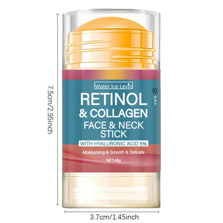Retinol Face and Neck Treatment Bar with Firming Elasticity Improve Loose Skin Lotion Moisturizes and brightens skin