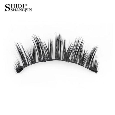 1 Pair Magnetic Eyelashes Set Reusable Easy to Use Eyelash Extension Tools Natural Curler False Eyelashes With Magnetic Tweezers