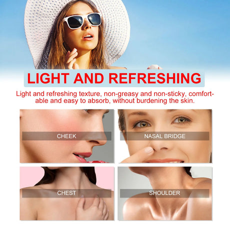 Sunscreen Stick Matte Sun Stick Refreshing Anti-UV Refreshing Oil Control Waterproof Sunscreen Moisturizing UV Protector