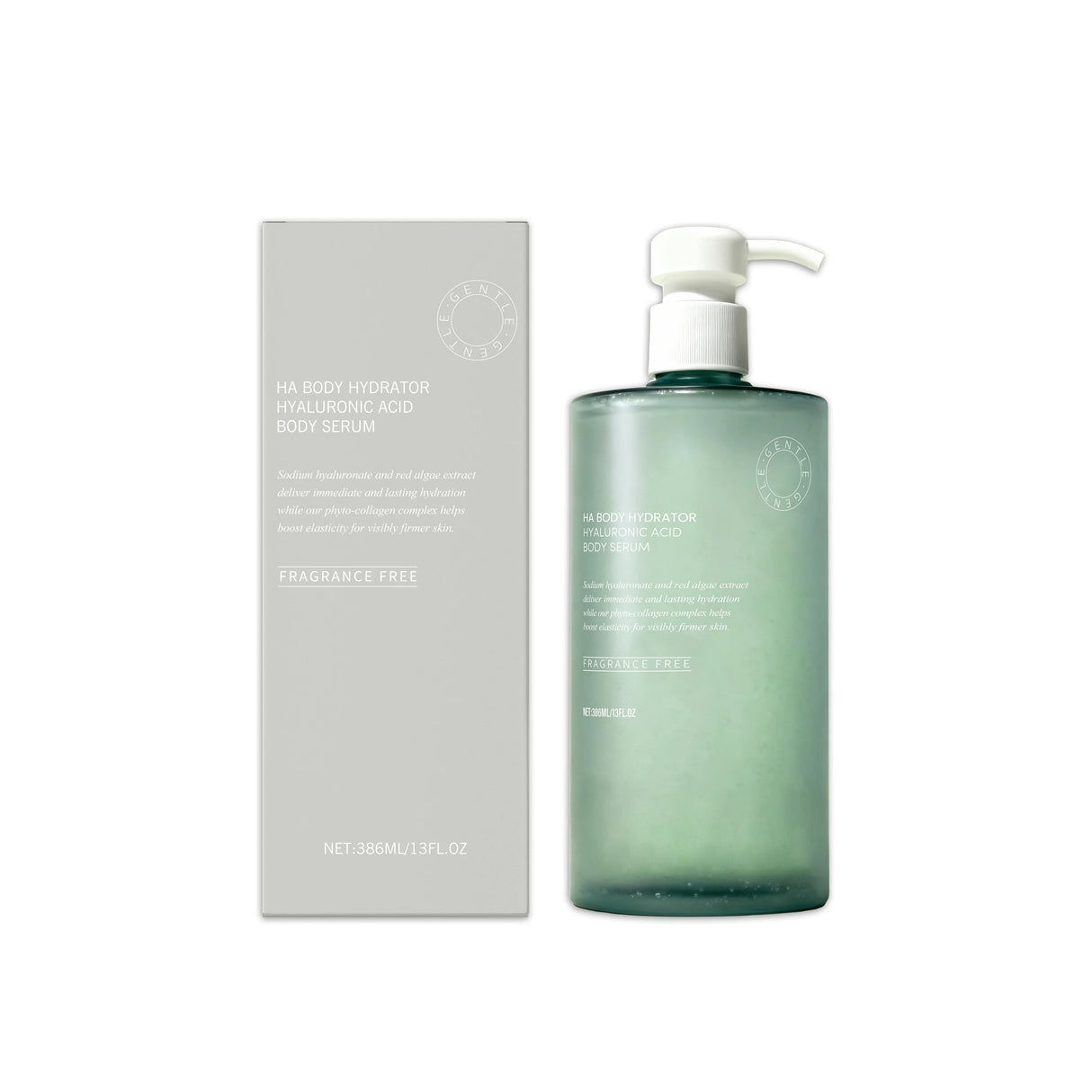 Hyaluronic Acid Body Serum Deep Hydrating Body Lotion for Smoother Plumper Looking Skin Lightweight Fast-Absorbing Body Care