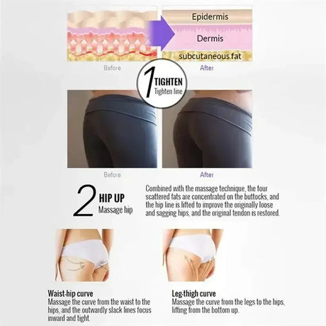 Breast Enlargement Cream Butt Lift Up Firm Essential Oil Big Ass Enhance Butt Breast Plump Growth Tighten Shaping Sexy Body Care