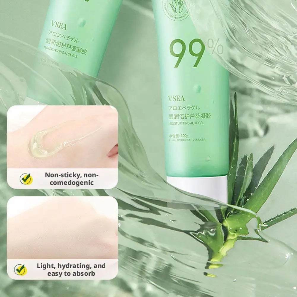 Aloe Vera Gel Moisturizing Face Body Cream Sunburn Repair Hydrating Soothing After Sun Acne Treatment Sensitive Skin Care
