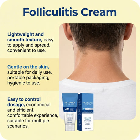 Folliculitis Cream Reduce Redness Relieve Itching Soothing Stimulating Herbal Gentle Smoothing Nourishing Care Cream