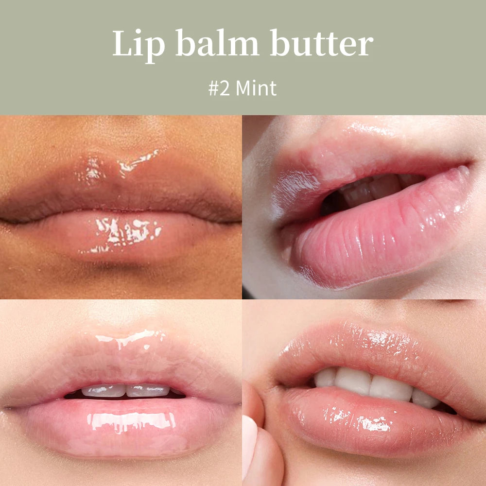 Summer Lip Balm Moisturizing Mirror Lip Gloss Lip Vanilla Mint Iced Coffee Cake Smell Lipstick Transparent Lip Oil Makeup