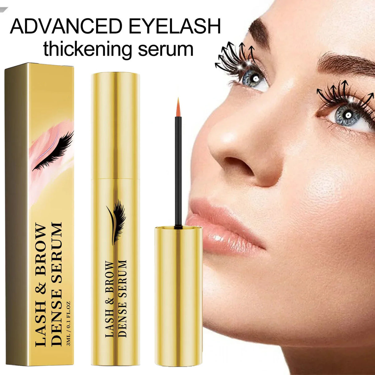 Fast Eyelash Growth Serum Natural Eyelashes Enhancer Longer Thicker Eyebrows Lift Essence Fuller Lashes Eye Care Korean Cosmetic