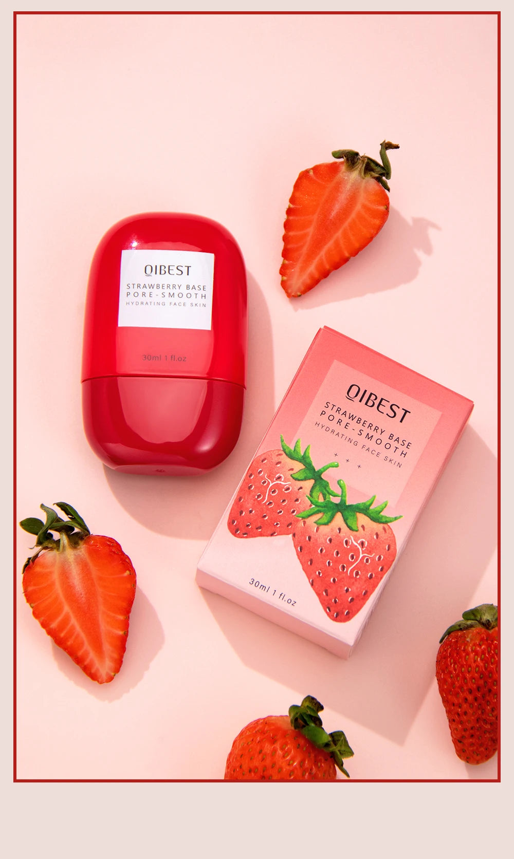 QIBEST Liquid Foundation Cream 30ml For Face High Coverage Makeup Base Oil Control Liquid Pie Foundation Primer Face Makeup New