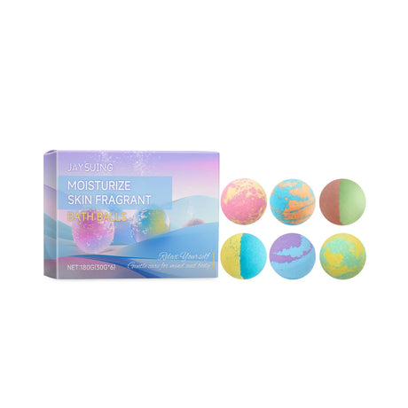 Bath Salt Lasting Fragrance Aromatherapy Floral Scent Exfoliating Moisture Body Wash Cleansing Spa Salt Ball Bubble Bombs Shower