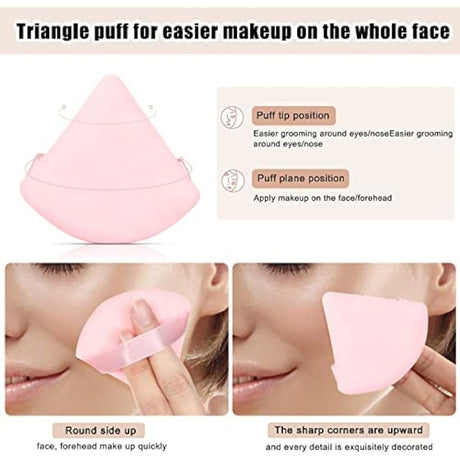 218pcs Disposable Makeup Tool Kit ,Professional Makeup Tools Set,Triangle soft Powder Puff / Brow brush/Mascara brush
