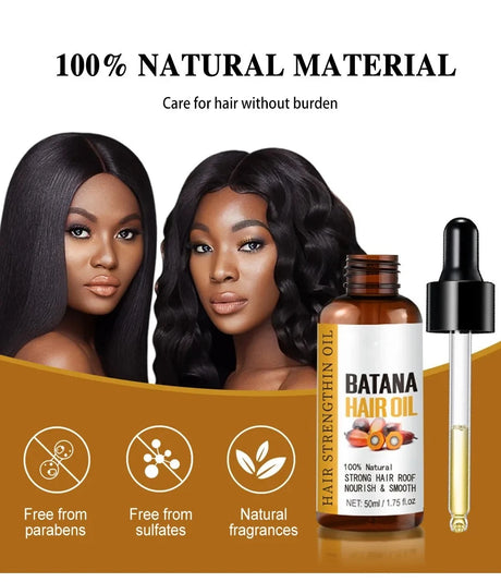 Batana Oil Hair Growth Products Fast Growth Batana Essence Oil Traction Alopecia Anti Hair Loss Baldness Treatment For Men Women