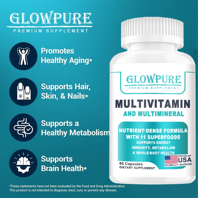 Organic Multivitamin for Women - Whole Food with B-Complex, Vitamin C, D3 & K2 for Immunity, Stress, Hair, Skin & Nails