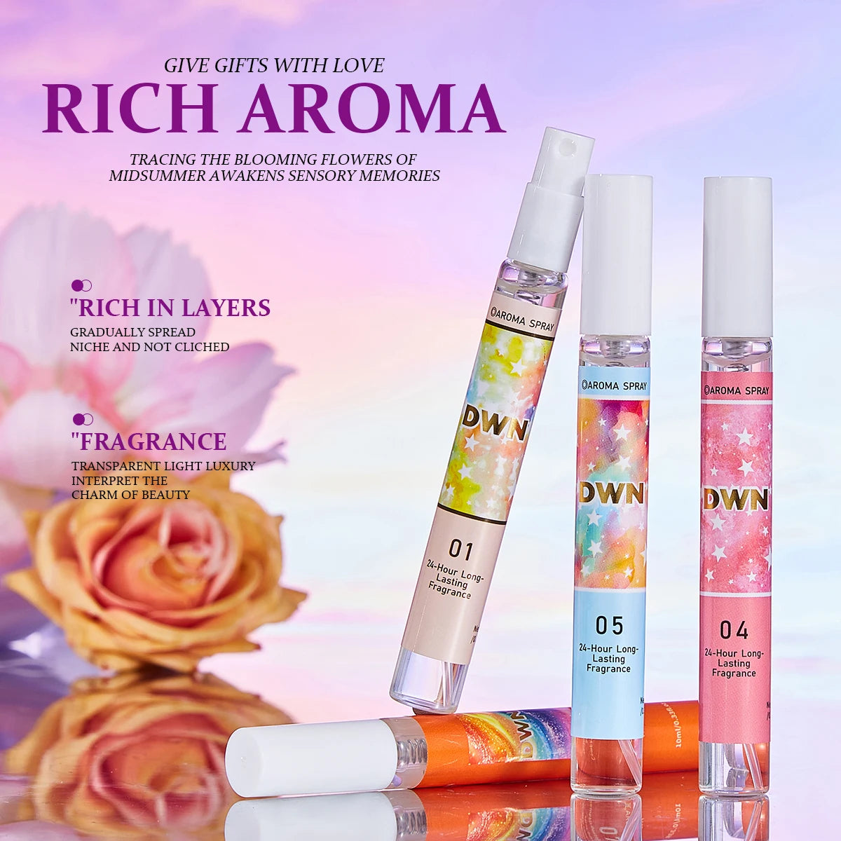 10 Piece Brazilian Inspired Summer Fragrance Gift Set Tropical Beach Vacation Long Lasting Body Spray And Oil Mist Gifts