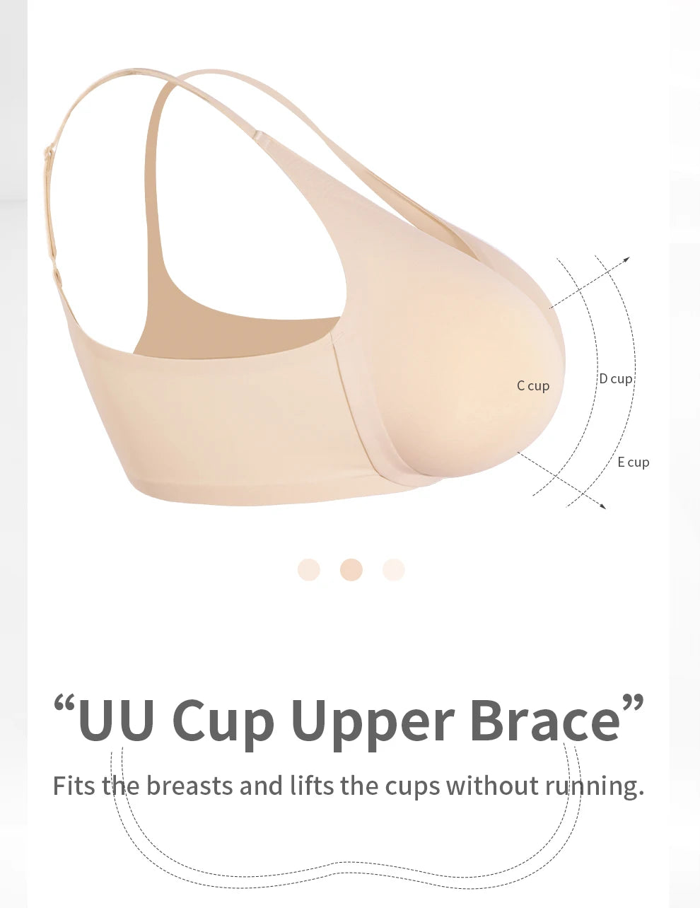LERVANLA Silicone Breasts Pads Forms Pads Chest Women's Fake Boobs Enhancement Magnify Underwear 2-in-1Breast Becomes Big