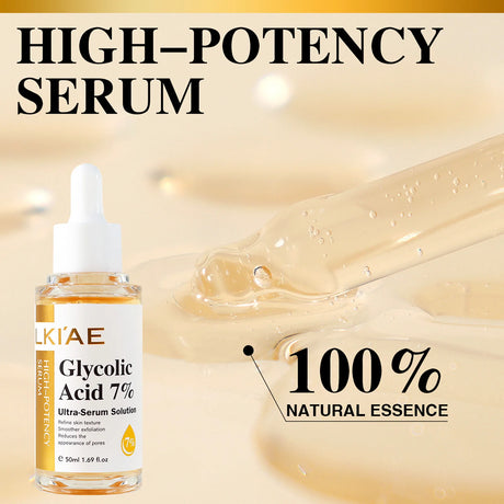 LKIAE Lightening Face Serum, Reduce Dark Spots Essence, With Centella Asiatica Extract, Fruit Acids, Niacinamide, 50ml/1.69 oz
