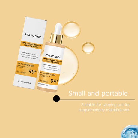 Kojic Acid Turmeric Spray and Serum Keratin Care Exfoliating Peeling Solution Nourishing Hydrating Skin Care Firmness