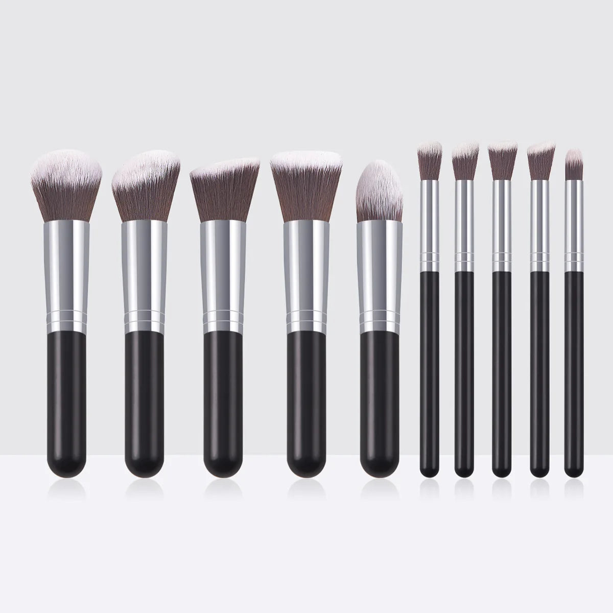 10pcs Set Makeup Brushes Tool Set Cosmetic Powder Eye Shadow Foundation Blush Blending Beauty Maquiagem Beauty Kit for Party