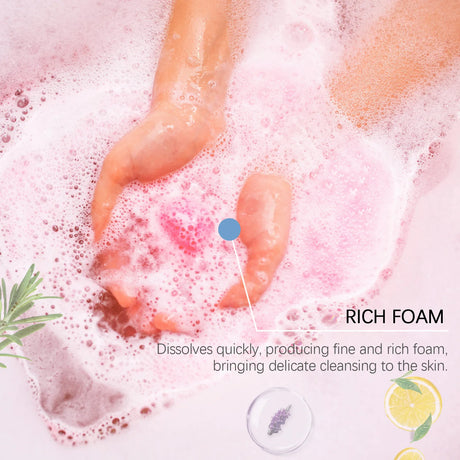 Bath Salt Lasting Fragrance Aromatherapy Floral Scent Exfoliating Moisture Body Wash Cleansing Spa Salt Ball Bubble Bombs Shower