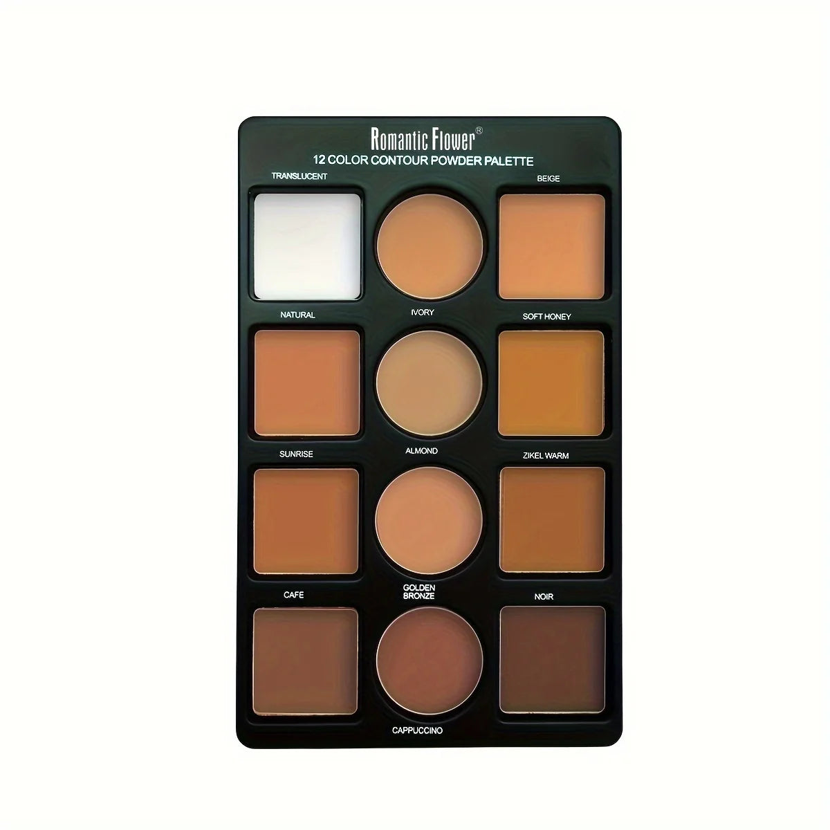 12 Colors Matte 3D Contour Pressed Powder Repair Tray Concealer Highlight Brighten Women Cosmetics Beauty Makeup