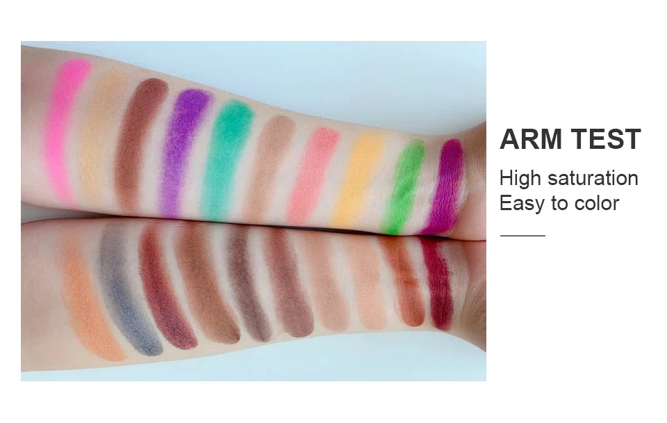 POPFEEL 120-Color 3-in-1 Eyeshadow Palette - Professional Multi-Color Eyeshadow Collection with Matte and Shimmer Shades.
