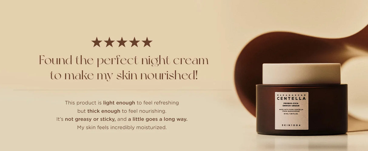 SKIN1004 Centella Probio-Cica Cream Moisturizer for Dry Sensitive Skin Probiotics Cica Barrier Repair Cream Korean SkinCare 50ml
