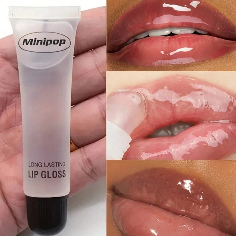 6pcs Lip Gloss Long Lasting Hydrating Clear Lip Gloss Non-sticky Lip Base Oil High-shine Finish Lip Care Cosmetics