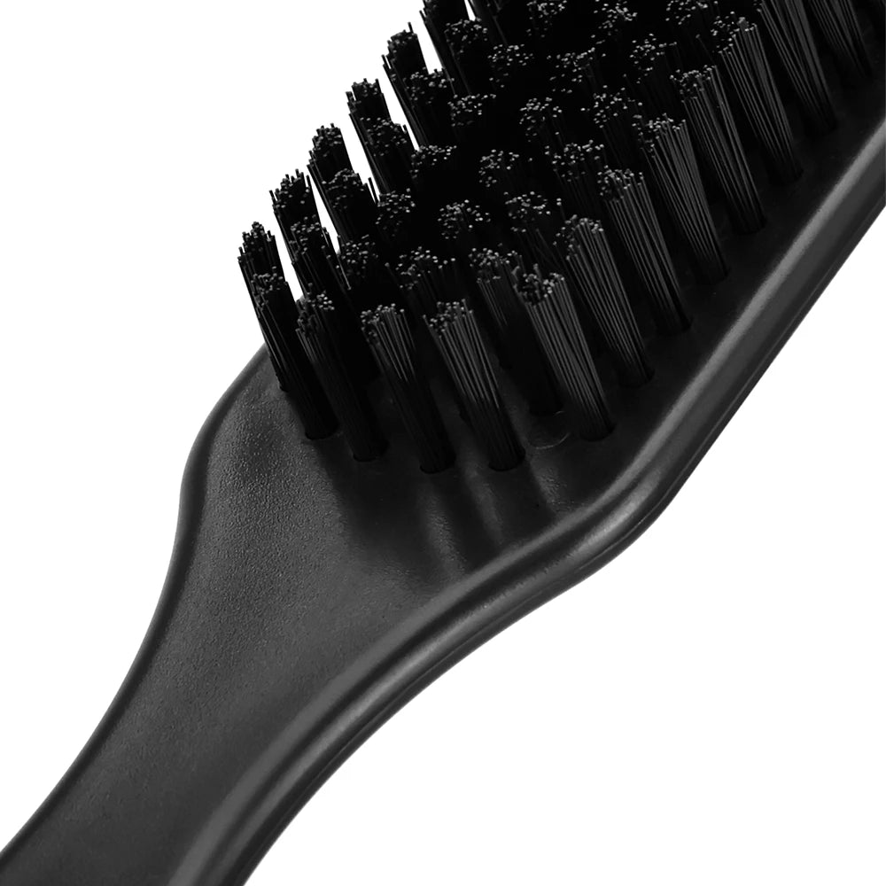 4Pc Boar Bristle Slick Back Hair Brush Set For Sleek Ponytail Bun Smoothing Baby Hairs,Flyaways,Edge Control Backcombing Teasing