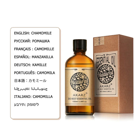AKARZ Rose Essential Oil Natural for Skin Body Hair Care Diffuser Candle Soap Making DIY Massage Aroma
