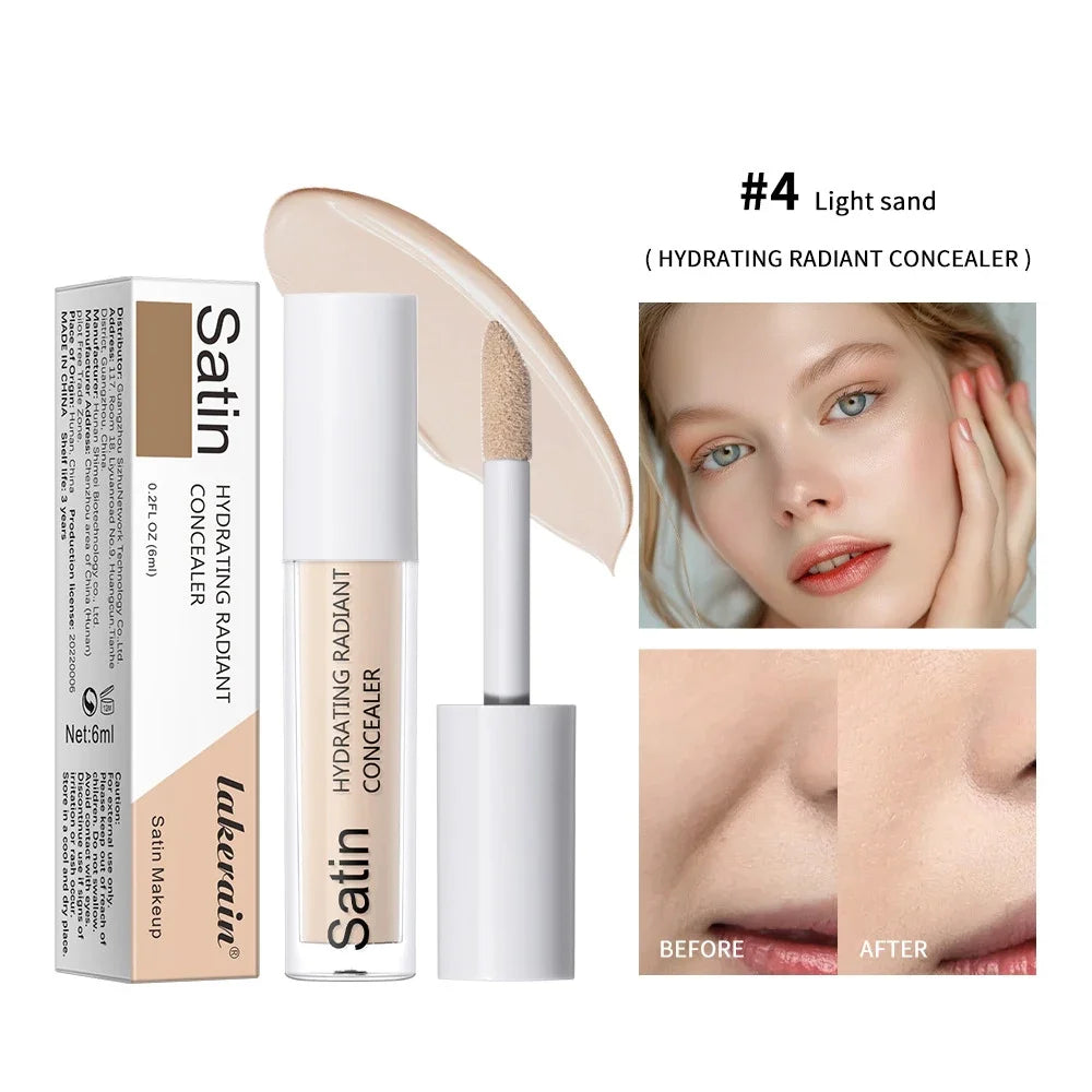 Dark Circles Acne Marks Cover Matte Face Concealer Brighten Skin Tone Repair Makeup Cosmetic for Women Daily