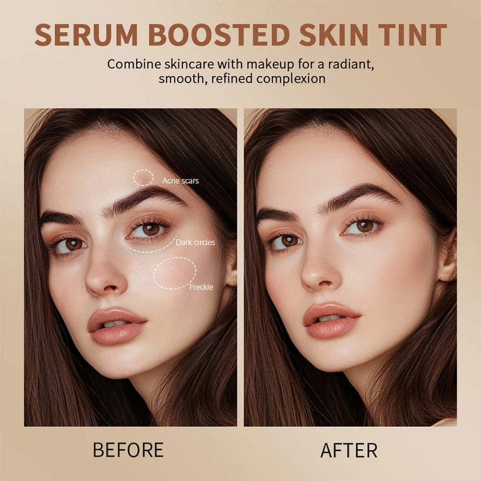 Tinted Moisturizer Balm Foundation Stick Lightweight Hydrating Sheer Coverage Natural Radiant Glow Portable Daily Face Makeup Cosmetic