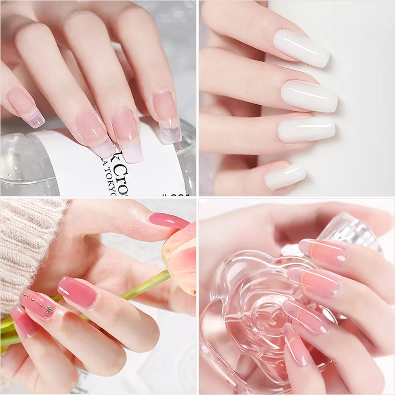 LIMEGIRL 25Colors Poly Extension Nail Gel For Nails Art Acrylic Manicure Design UV Varnishes Semi Permanent Quick Extension Gel