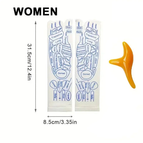 Physiotherapy Foot Care Massage Relieve Tired Feet Sock Acupressure Foot Massager Reflexology Socks Foot Acupoint Massage Tool
